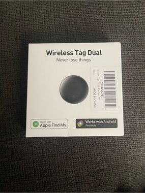 Wireless Tag Dual Bluetooth Tracker - Black